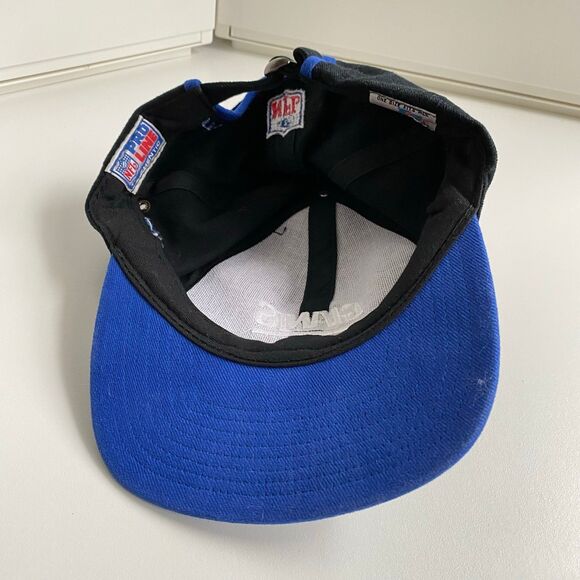 Vintage Giants Logo NFL Hat Pro Line‎ Baseball Cap One Size Blue Black - Picture 5 of 7